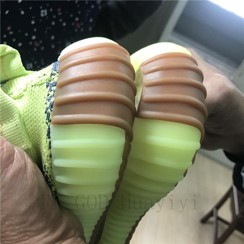 PK God Yeezy 350 V2 Semi Frozen Yellow/Raw Steel WITH REAL PREMEKNIT FROM HUAYIYI WHICH OFFER PRIMEKNIT TO ADIDAS DIRECTLY